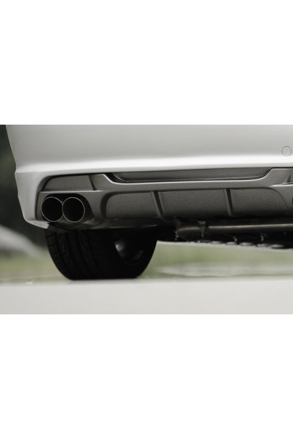 Rieger vložka zadního nárazníku pro BMW řada 3 E46 kabriolet, plast ABS s povrchovou úpravou Carbon-Look