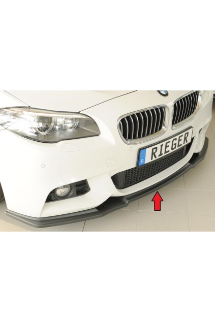 Rieger lipa pod přední nárazník pro BMW řada 5 F11 touring, 09/10-06/13, plast ABS bez povrchové úpravy
