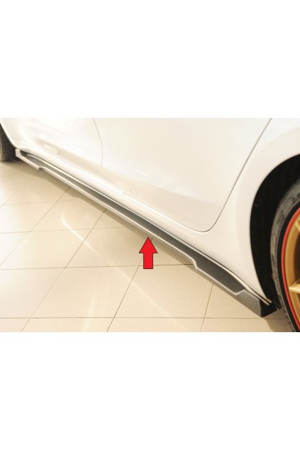 Rieger spoiler pod boční práh mont. strana levá pro Tesla Model 3 003, r.v. 06/18-, plast ABS bez povrchové úpravy