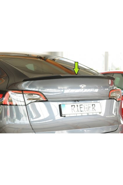 Rieger prodloužení víka kufru pro Tesla Model Y 003, 03/20-, plast ABS bez povrchové úpravy, mont. strana