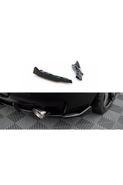 Maxton Design boční difuzory pod zadní nárazník pro BMW Z4 E89 Facelift, černý lesklý plast ABS, M-pack