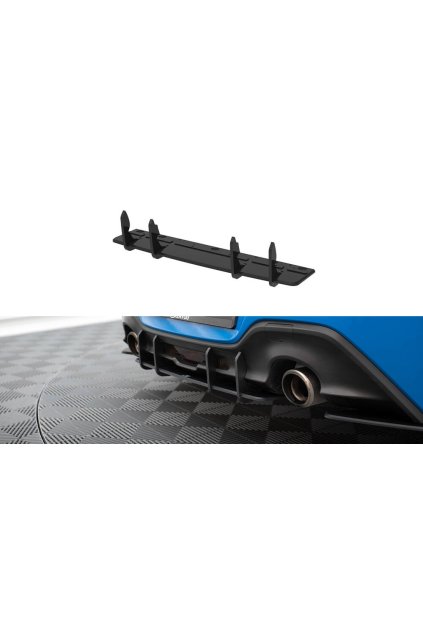 Maxton Design "Street Pro" difuzor zadního nárazníku pro Toyota GR86 Mk1, plast ABS bez povrchové úpravy