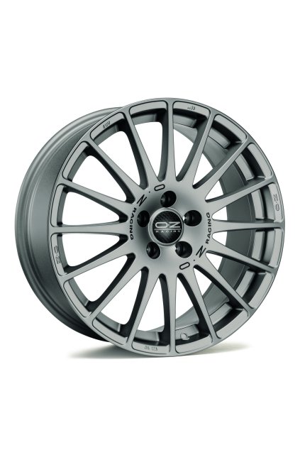 OZ SUPERTURISMO GT 17x8 ET35 5x112 grigio corsa black lettering