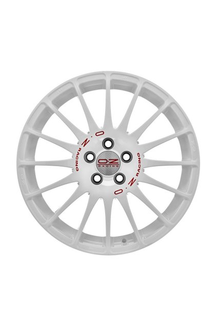 OZ SUPERTURISMO GT 16x7 ET16 4x108 race white red lettering