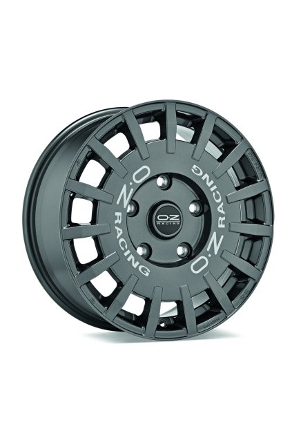 OZ RALLY RACING 18x7,5 ET38 5x110 dark graphite silver lettering