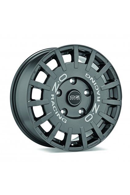 OZ RALLY RACING 19x8 ET49 5x112 dark graphite silver lettering