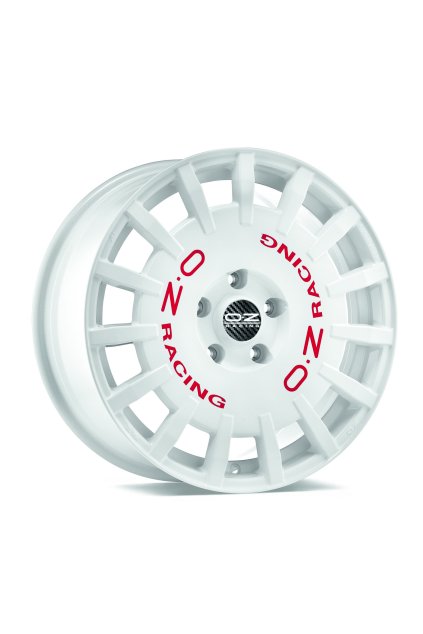 OZ RALLY RACING 17x7 ET18 4x108 race white red lettering