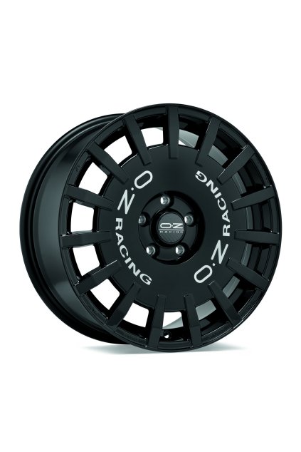 OZ RALLY RACING 17x7 ET45 5x114,3 gloss black silver lettering
