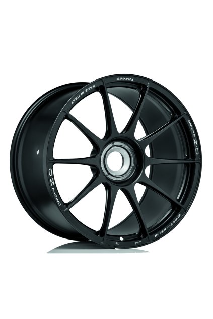OZ SUPERFORGIATA CL 20x9 ET43 15x130 matt black con scritte di fresatura