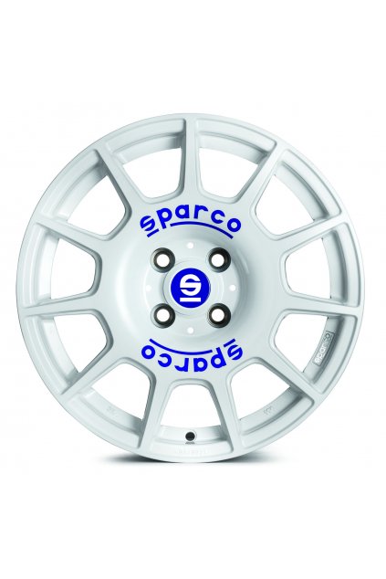 SPARCO  TERRA 16x7 ET45 5x114,3 white blue lettering