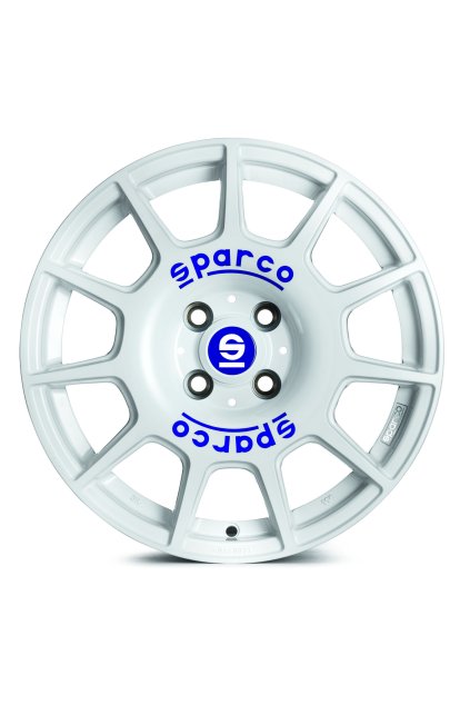 SPARCO  TERRA 16x7 ET50 5x100 white blue lettering