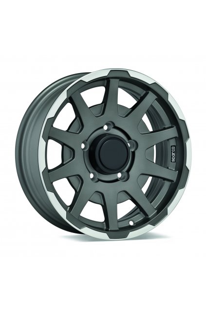 SPARCO  DAKAR 16x5,5 ET5 5x139,7 matt dark grey lip polished