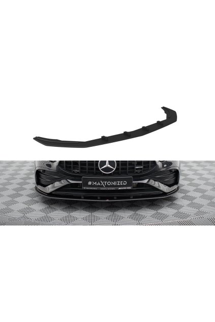 Maxton Design "Street Pro" spoiler pod přední nárazník pro Mercedes třída A W177 Facelift A35 AMG, plast ABS bez povrchové úpravy, Hatchback/Sedan