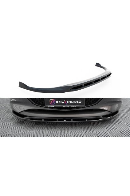 Maxton Design spoiler pod přední nárazník ver.2 pro Mazda 3 Mk4, černý lesklý plast ABS