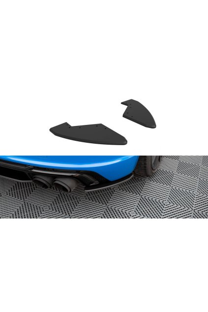 Maxton Design "Street Pro" boční difuzory pod zadní nárazník pro Audi TT S 8S, plast ABS bez povrchové úpravy