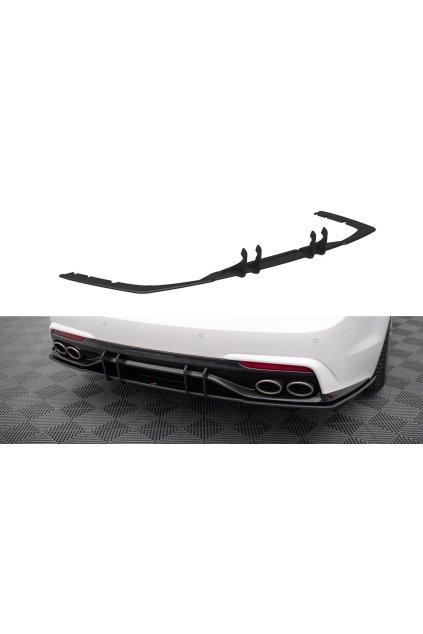 Maxton Design "Street Pro" difuzor zadního nárazníku v.2 pro Kia Stinger GT-Line, plast ABS bez povrchové úpravy