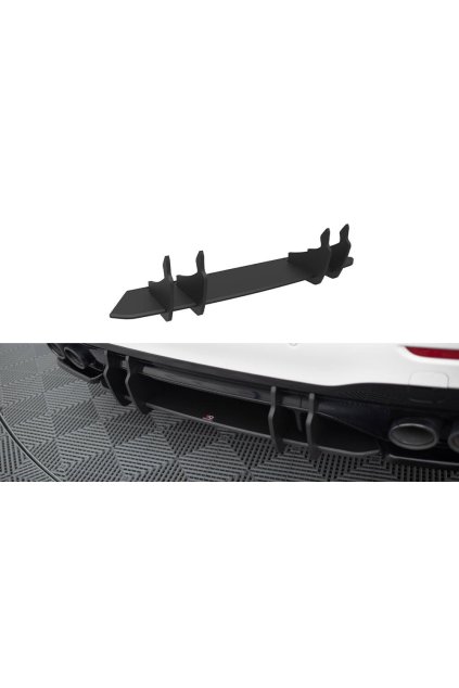 Maxton Design "Street Pro" difuzor zadního nárazníku pro Mercedes třída C W206 43 AMG, plast ABS bez povrchové úpravy