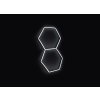 Kompletní LED hexagonové svítidlo bílé 4500 K, rozměr: 2 elementy 97 x 168 cm