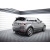 Maxton Design středový spoiler pod zadní nárazník s žebrováním pro Land rover Range Rover Evoque Mk1 Facelift, černý lesklý plast ABS, HSE Dynamic