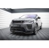 Maxton Design spoiler pod přední nárazník pro Land rover Range Rover Evoque Mk1 Facelift, černý lesklý plast ABS