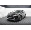 Maxton Design spoiler pod přední nárazník pro Lexus RX Mk4 Facelift, černý lesklý plast ABS