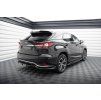 Maxton Design 3D prodloužení spoileru pro Lexus RX Mk4 Facelift, černý lesklý plast ABS