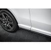 Maxton Design difuzory pod boční prahy pro Mercedes třída V W447F, černý lesklý plast ABS, AMG-line Extra Long