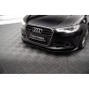Maxton Design spoiler pod přední nárazník ver.3 pro Audi A6 C7, černý lesklý plast ABS
