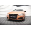 Maxton Design spoiler pod přední nárazník ver.2 pro Audi A7 C7, černý lesklý plast ABS