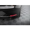 Maxton Design boční difuzory pod zadní nárazník ver.2 pro Seat Leon Mk3 Facelift, černý lesklý plast ABS