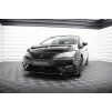 Maxton Design spoiler pod přední nárazník ver.2 pro Seat Leon Mk3 Facelift, černý lesklý plast ABS