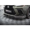Maxton Design spoiler pod přední nárazník pro Lexus NX Mk2 F-Sport, černý lesklý plast ABS