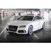 Maxton Design spoiler pod přední nárazník ver.3 pro Audi RS7 C7 FL, černý lesklý plast ABS