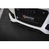 Maxton Design spoiler pod přední nárazník ver.3 pro Audi RS7 C7 FL, černý lesklý plast ABS