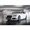 Maxton Design spoiler pod přední nárazník ver.3 pro Audi RS7 C7 FL, černý lesklý plast ABS