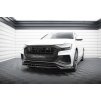 Maxton Design spoiler pod přední nárazník ver.2 pro Audi SQ8 Mk 1, černý lesklý plast ABS