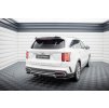 Maxton Design středový spoiler pod zadní nárazník s žebrováním pro Kia Sorento Mk4, černý lesklý plast ABS