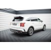 Maxton Design středový spoiler pod zadní nárazník s žebrováním pro Kia Sorento Mk4, černý lesklý plast ABS