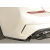 Rieger spoiler pod zadní nárazník na levé straně pro BMW řada 3 G21 touring r.v. 03/19-06/22, plast ABS lakovaný do černé lesklé barvy