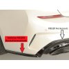 Rieger spoiler pod zadní nárazník na levé straně pro BMW řada 3 G21 touring r.v. 03/19-06/22, plast ABS lakovaný do černé lesklé barvy