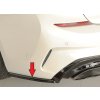 Rieger spoiler pod zadní nárazník na levé straně pro BMW řada 3 G21 touring r.v. 03/19-06/22, plast ABS lakovaný do černé lesklé barvy