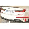 Rieger spoiler pod zadní nárazník na pravé straně pro BMW řada 3 G21 touring r.v. 03/19-06/22, plast ABS bez povrchové úpravy