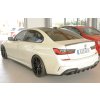 Rieger spoiler pod zadní nárazník na levé straně pro BMW řada 3 G21 touring r.v. 03/19-06/22, plast ABS bez povrchové úpravy