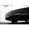 Maxton Design středový spoiler pod zadní nárazník s žebrováním v.2 pro Tesla Model S Plaid Mk1 Facelift, černý lesklý plast ABS