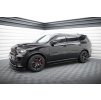 Maxton Design difuzory pod boční prahy pro Dodge Durango SRT Mk3, černý lesklý plast ABS