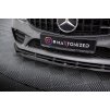 Maxton Design spoiler pod přední nárazník ver.2 pro Mercedes třída C W205 Facelift/43 AMG/Coupe, W205 Facelift/43 AMG/Sedan, černý lesklý plast ABS