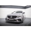 Maxton Design spoiler pod přední nárazník ver.2 pro Mercedes třída C W205 Facelift/43 AMG/Coupe, W205 Facelift/43 AMG/Sedan, černý lesklý plast ABS