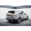 Maxton Design středový spoiler pod zadní nárazník s žebrováním pro Land rover Range Rover Velar Mk1 /R-Dynamic, černý lesklý plast ABS