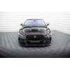 Maxton Design spoiler pod přední nárazník ver.2 pro Jaguar XE Mk1 Facelift, černý lesklý plast ABS