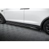 Maxton Design difuzory pod boční prahy pro Tesla Model X Mk1 Facelift, černý lesklý plast ABS